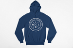 Large Patch Hoodie - Navy/White