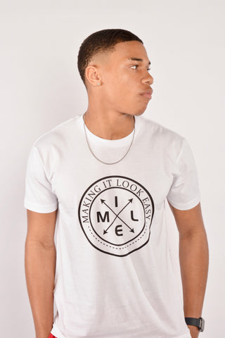 Large Patch Tee - White