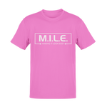 Box Logo tee - Pink/White