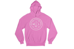 Large Patch hoodie - Pink/White