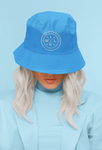 Bucket Hat - Turquoise/White